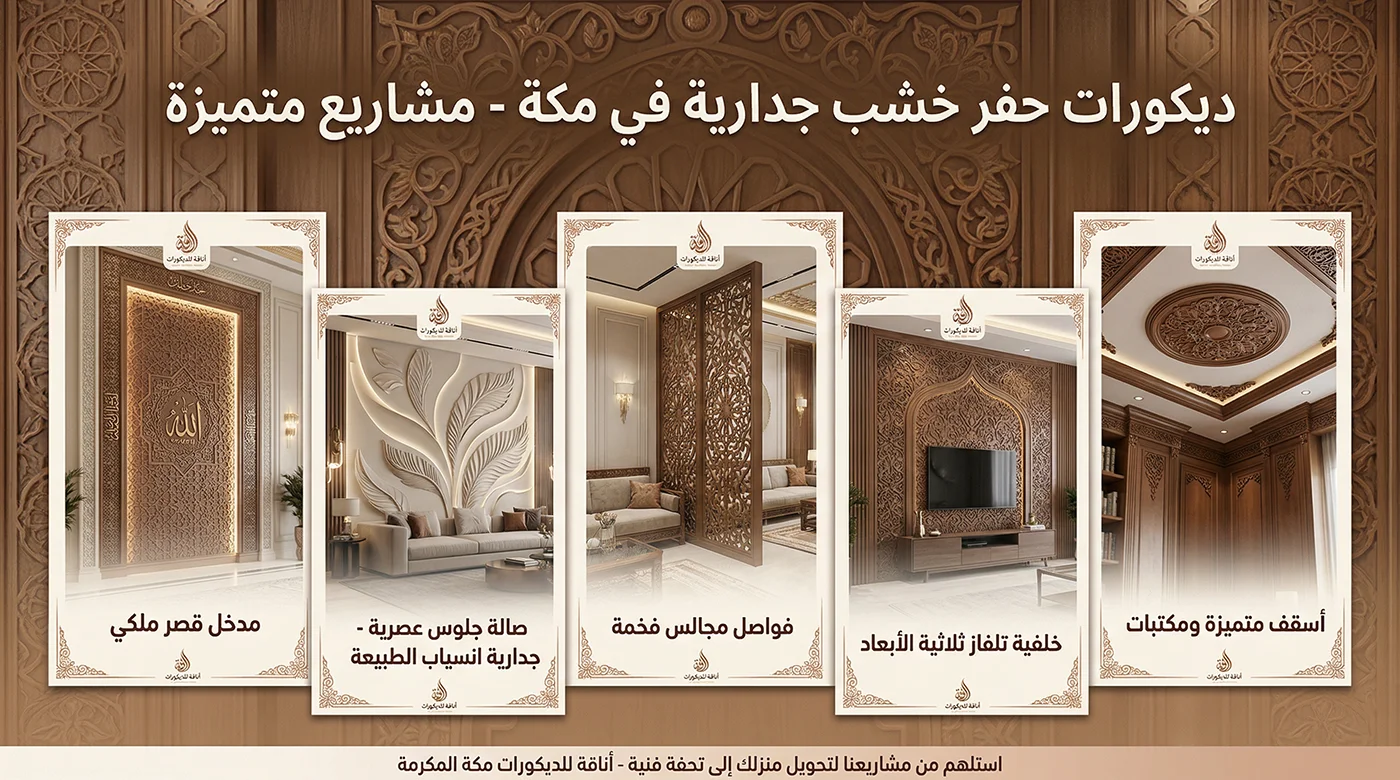 ديكورات نحت على الخشب معرض أعمال الديكورات
