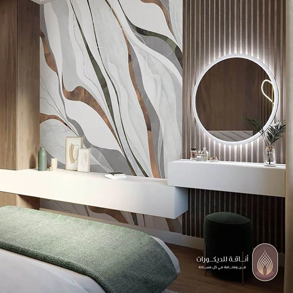 ديكور مرايا غرف النوم جدة